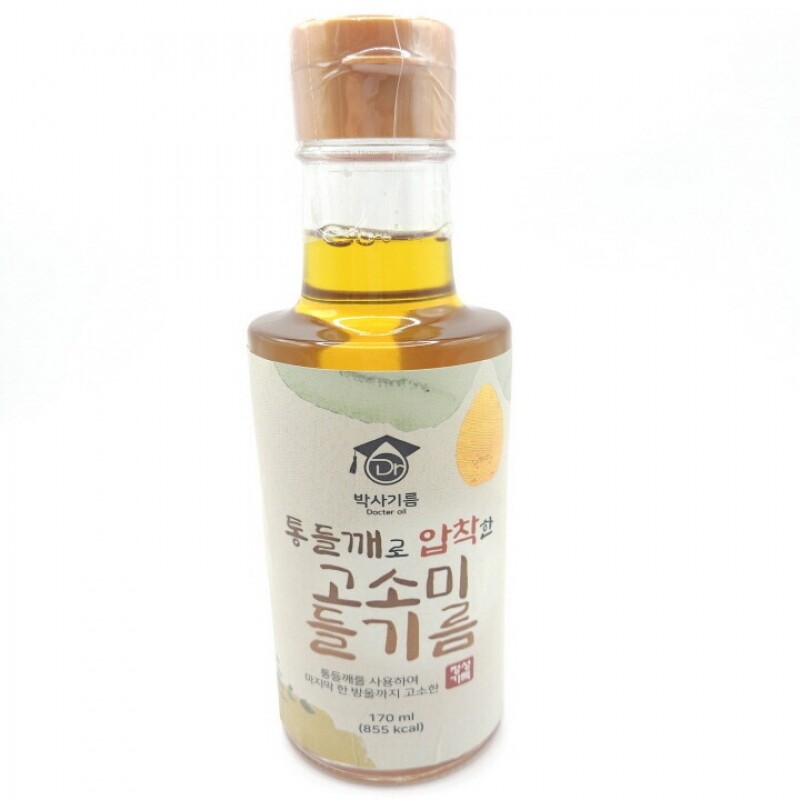 강원더몰,통 들깨로 압착한 고소미 들기름